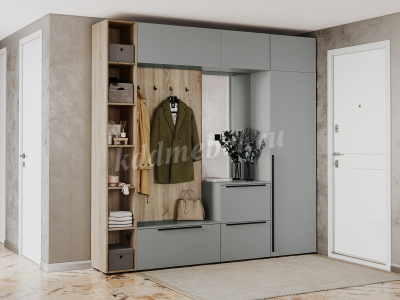 Прихожая  Люмьер вариант №6/1 (Шиншилла серая)
