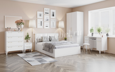 Комод малый Толедо (Белый)