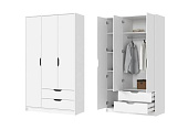 Шкаф Руна 3-х створчатый (Белый)