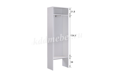 Шкаф 2дв. Баско L600 (Кашемир)