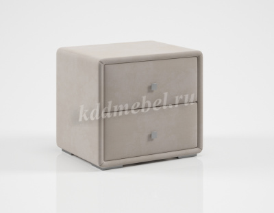 Тумба прикроватная Твист (Микровелюр/Бежевый)