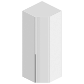 Шкаф угловой Вита 800*800*2200 (Белый лофт/Софт айс)