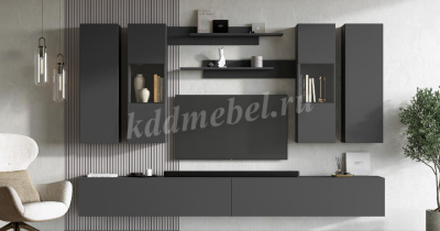 Тумба-1 Оникс навесная (Графит)