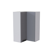 Шкаф верхний угловой высокий ВУВП2 кухня Кантри (Белый/Дуб канадский)