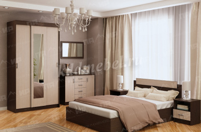 Кровать София 1.6 (Венге/Белфорт)