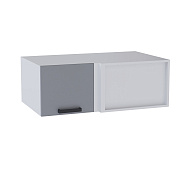 Шкаф верхний глубокий угловой УВГ кухня Версаль (Белый/Арктик)