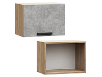 Шкаф верхний ШВГ 500 Кухня Индира (Лофт Сланец)