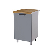 Шкаф нижний 5Р кухня Квадро без столешницы (Дуб сонома/Гранит софт матовый)