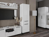 Пенал Кимберли  (Белый/Белый глянец)