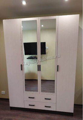 Шкаф распашной Нарцисс-3 (Венге/Белфорт) 