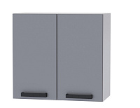 Шкаф верхний 6В56 кухня Марбл (Белый/Графит)