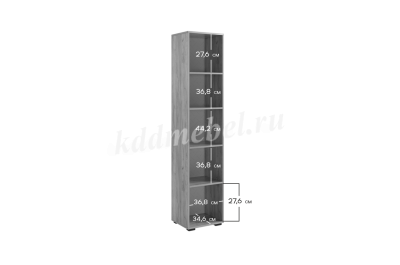 Шкаф Бери 1дв. (Кашемир/Кашемир)