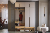 Прихожая Баско К5 кашемир дуб крафт золотой Прихожая Баско К5 кашемир дуб крафт золотой