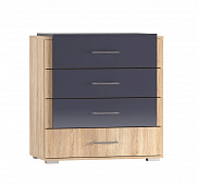 Комод Бьянка (Дуб сонома/Графит)