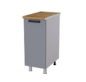 Шкаф нижний глубокий Г35Р кухня Нагано без столешницы (Белый/Кашемир) 