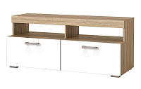 Тумба малая Соната ТМС-1200 (Дуб сонома/Белый глянец)