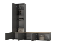 Гостиная Селеста открытые дуб вотан_ графит