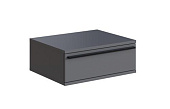 Тумба прикроватная Люмьер навесная (Графит)