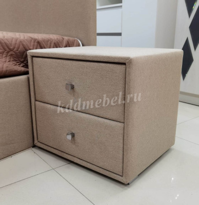 Тумба прикроватная Твист (Рогожка/Бежевый)