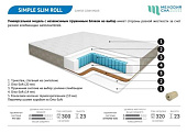 Матрас Симпл-слим ролл STRONG-600 1200*1900 (Мелодия сна)