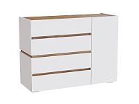 Комод Аркон (Белый/Дуб вотан)
