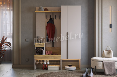 Прихожая К2 Баско (Кашемир/Дуб крафт золотой)