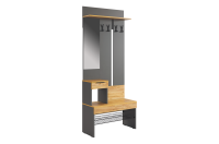 Прихожая Баско Графит