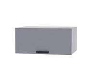 Шкаф верхний глубокий 800 8ГХ кухня Осло (Белый/Карбон сапфир)