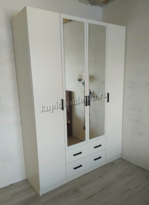 Шкаф распашной Нарцисс-3 (Белый) 