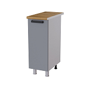 Шкаф нижний 3Р кухня Кампео без столешницы (Белый/Белый снег)