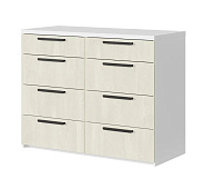 Комод Мята 1.2 (Белый/Шелковый камень)