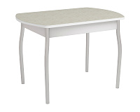 Стол обеденный Орфей-6 пластик Ст-85 (Бежевые цветы)