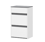 Комод Линда-03 (Белый/Графит)