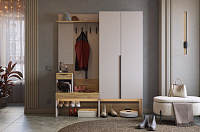 Прихожая К1 Баско (Кашемир/Дуб крафт золотой)