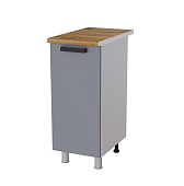 Шкаф нижний 35Р кухня Кампео без столешницы (Белый/Бриз)