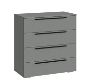 Комод Люмьер 4 ящика (Шиншилла серая)