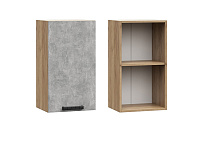 Шкаф верхний ШВ 400 Кухня Ксения (Белый глянец)