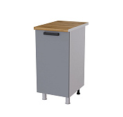 Шкаф нижний 4Р кухня Тоскана без столешницы (Белый/Белый глянец)